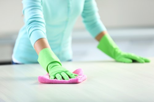 Freshly cleaned carpet in an E1 office space