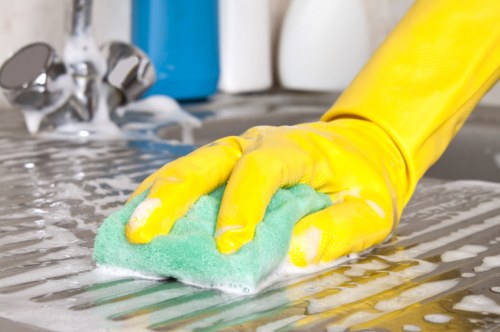 Deep kitchen cleaning for an E1 move-out service