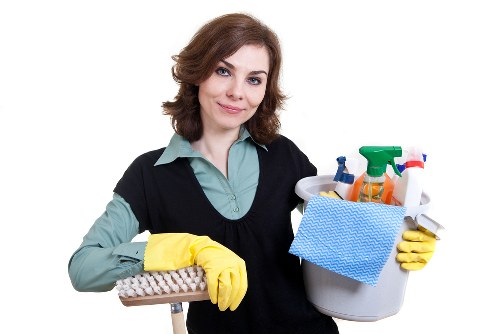 Deep carpet cleaning equipment used in E1 property
